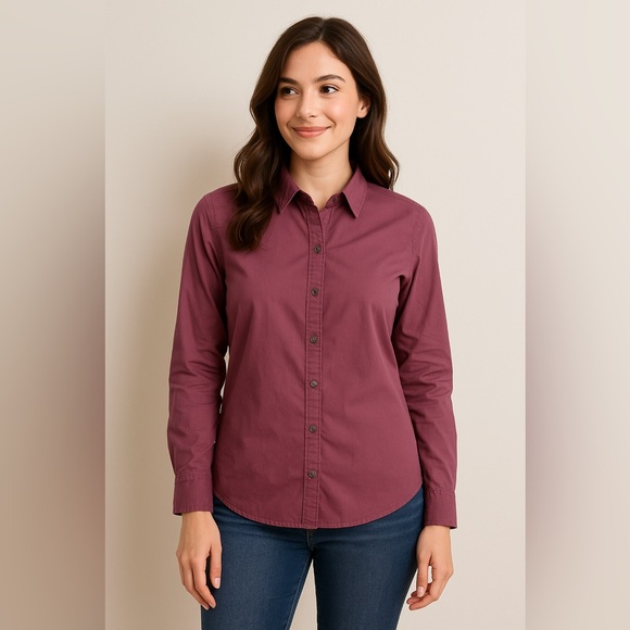 J. Jill Tops - J.Jill Long Sleeve Button Down Shirt – 100% Cotton – Women’s Large